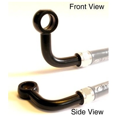 Banjo POWERHOSEPLUS 3/60193 / BLACK 90 ° do strany dlhej čierny