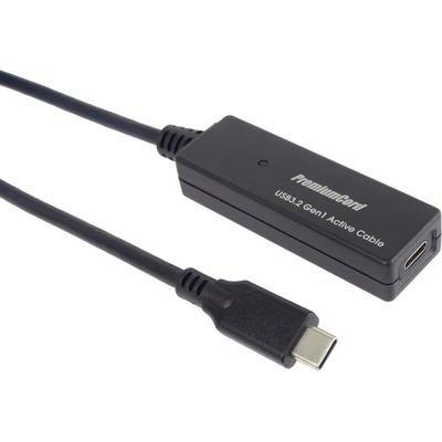 Premiumcord ku31rep5 USB-C repeater a prodlužovací Male-Female, 5Gbps, 5m