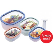 STATUS Fresko 5dielny set vákuových dóz 177113 mix farieb