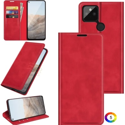 Google Pixel 5a 5G Magnetic Кожен Калъф и Протектор