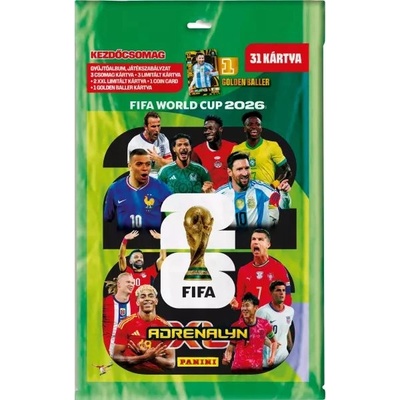Panini FIFA World Cup 26 Adrenalyn XL Мега Стартов пакет (1103811-0120260001)