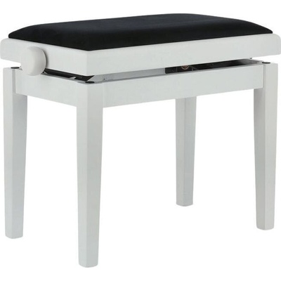 GEWA Piano Bench Deluxe Дървена табуретка за пиано White Matt (130020)