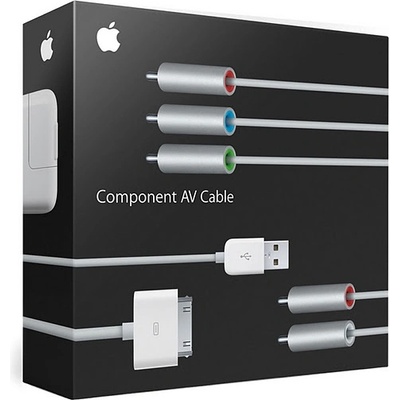Apple AV кабел Apple, съвместим с iPod nano (3, 4, 5 gen), iPod Classic, iPod touch (2 gen), iPhone 3G/GS (mb128za/b)