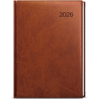 David Vivella A5 Denní 2026 hnědá