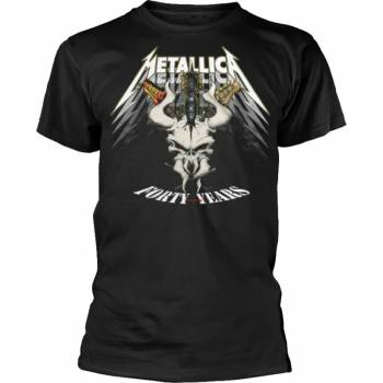 Metallica Риза 40th Anniversary Forty Years Unisex Black M (METTS56MB02)