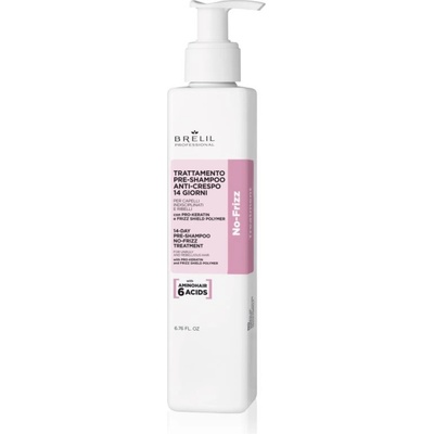 Brelil Professional No Frizz 14 Days No Frizz Treatment před-šamponová péče pro nepoddajné a krepatějící se vlasy 200 ml