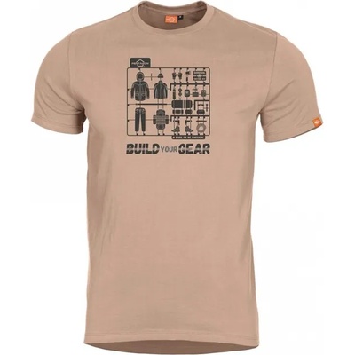 Pentagon Built Your Gear tričko, Khaki (K09012-BG-04)