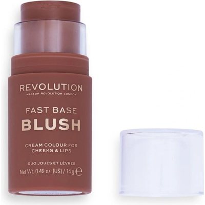 Makeup Revolution Fast Base Blush lícenka Mauve 14 g
