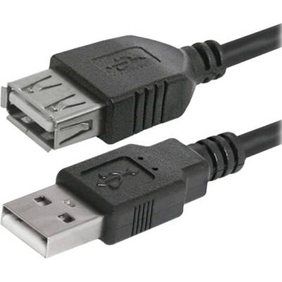 Logo 17060 USB 2.0, USB A M-USB A F, 3m, šedý