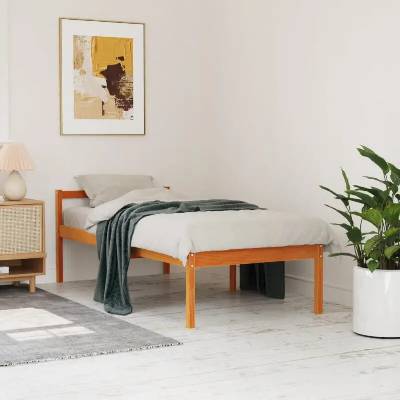 Petrashop 844150 Postel pro seniory voskově hnědá / masivní borovice
