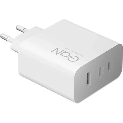 Захранване за ел. мрежа за мобилни устройства с USB-A и 2xUSB-C изходи с технология за бързо зареждане - Xiaomi HyperCharge Fast Wall Charger 90W (MDY-19-EK) (бял) (BHR087MEU)