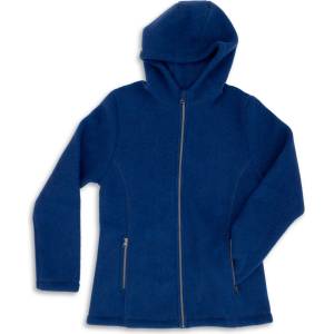 Engel Дамско вълнено яке Engel Women's Jacket with Hood Wool jacket - Enzian Melange - размер 46/48 (EU) (105-1332-0711)