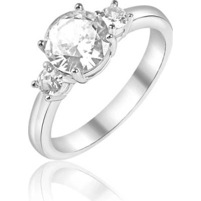 Meucci SS362R Stříbrný prsten se zirkony