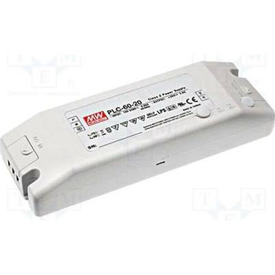 MEAN WELL PLC-60-24 Napájecí zdroj: spínaný; LED; 60W; 24VDC; 2,5A; 90÷264VAC; IP20
