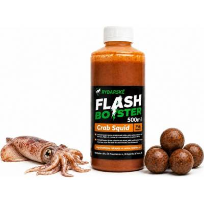 Rybarske Booster Flash 500ml Booster Flash 500ml Crab Squid