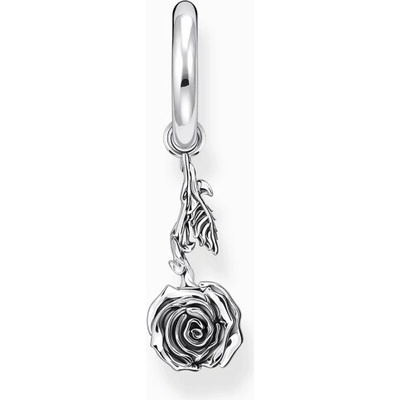 Thomas Sabo kusová náušnica Midnight Rose CR756-637-21