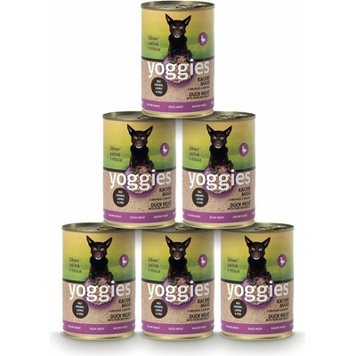 Yoggies kačacie mäso s hruškou a pšenom 6 x 400 g