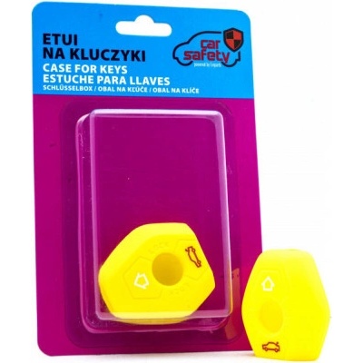 Kľúčenka BMW silikónový obal na kľúče žltý