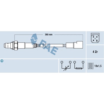 Lambda sonda FAE 77168