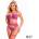Adalet Stella Bra, Thong, Garter Belt & garters Set Purple & Pink S/M