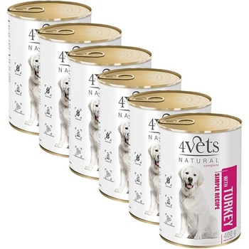 4Vets Natural Simple Recipe s moriakom 6 x 400 g