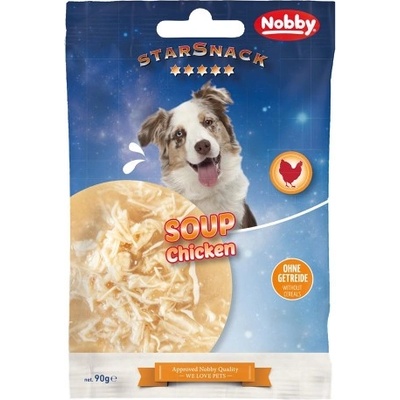 NOBBY Лакомство StarSnack Dog Chicken soup - супа за кучета, естествени съставки и без мазнини, 90 гр - NOBBY Германия - 50927