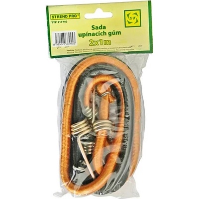Guma upínacia Strend Pro LB342, 8 mm, 2x 100 cm, s oceľovými háčikmi