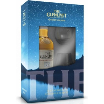 The Glenlivet Founder's Reserve 40% 0,7 l (darčekové balenie 2 poháre)