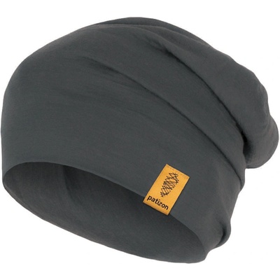 Patizon Merino Beanie Gun metal – Sleviste.cz
