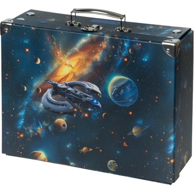 BAAGL Сгъваемо училищно куфарче Космос с обков