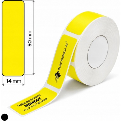 Samolepicí štítky samolepky pro termotransferové tiskárny Niimbot B18 14x50