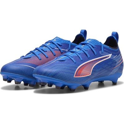 PUMA Юношески футболни бутонки Puma Ultra 5 Pro Juniors Firm Ground Football Boots - Blue/White
