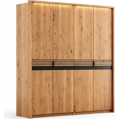 Nábytek z lesa Ravello 4D 206 x 219 x 58 cm dub