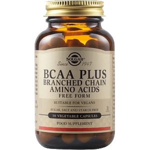 Solgar BCAA Plus, 50 vegetable capsules