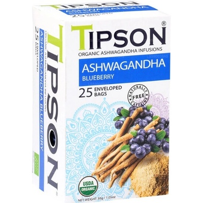 Tipson BIO Ashwagandha Blueberry 25 x 1,2 g