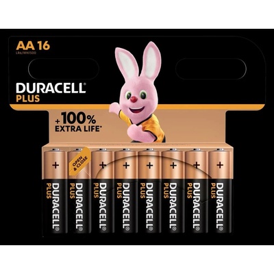Duracell Plus AA 16 ks Plus-AA CP16
