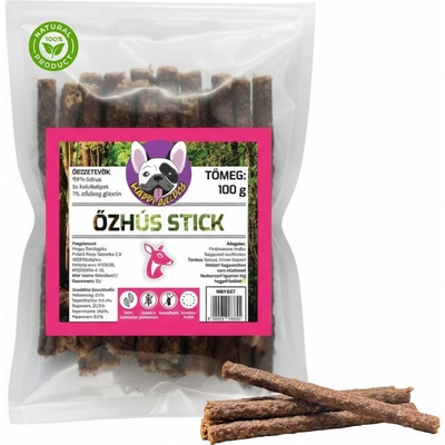 HAPPY BULLDOG 100% Prírodná jelenia tyčinka 100 g