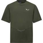 Salewa Мъжка спортна тениска Salewa Pedroc Dry Hyb T-Shirt Sport shirt - Dark Olive - размер 48 (EU) (216-8513-0112)