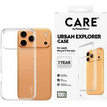 Panzer ГРИЖА от PanzerGlass Флагман Urban Explorer Case w. Прозрачна рамка за iPhone 17 Pro Max - прозрачна (5715685027024)
