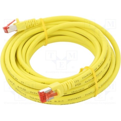 Helu 803019 Patch S/FTP Cat 6 RJ45 vidlice z obou stran lanko Cu 5m