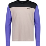 Mons Royale Мъжко мериносово термобельо Mons Royale Yotei Merino L/S Merino shirt - Cinder / Blue Dusk / Black - размер XL (216-6916-0414)
