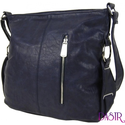Moderní crossbody dámská kabelka 67-MH modrá