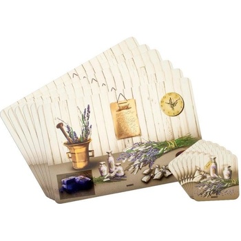 Banquet prestieranie Levander 6 ks 43x28cm 6 ks 10x10cm