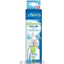 Dojčenské fľaše Dr. Brown´s Options+ 120 ml Narrow anticolic plastová biela so silikónovým cumľom level1 1x1 ks