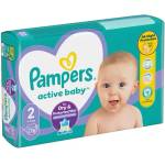 Pampers Памперси Pampers Active Baby 2 (4-8 кг. ) - 76 броя