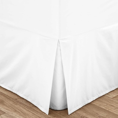 Catherine Lansfield Easy Iron Percale prostěradlo bílé 90x190