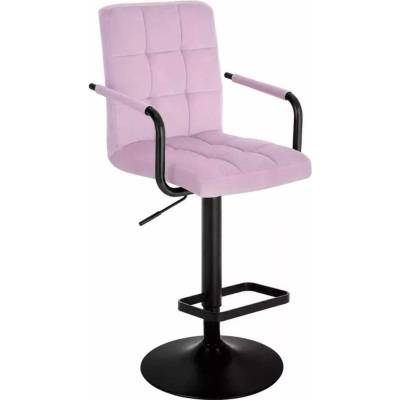 LuxuryForm Design Verona Black Velur na čiernom tanieri levanduľová