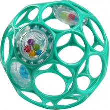 Oballo Hračka Rattle 10 cm tyrkysová