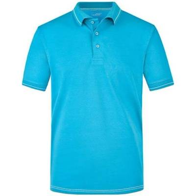 James Nicholson pánská polokošile JN569 Aqua