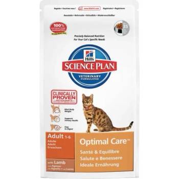 Hill's SP Feline Adult Optimal Care Lamb & Rice 5 kg